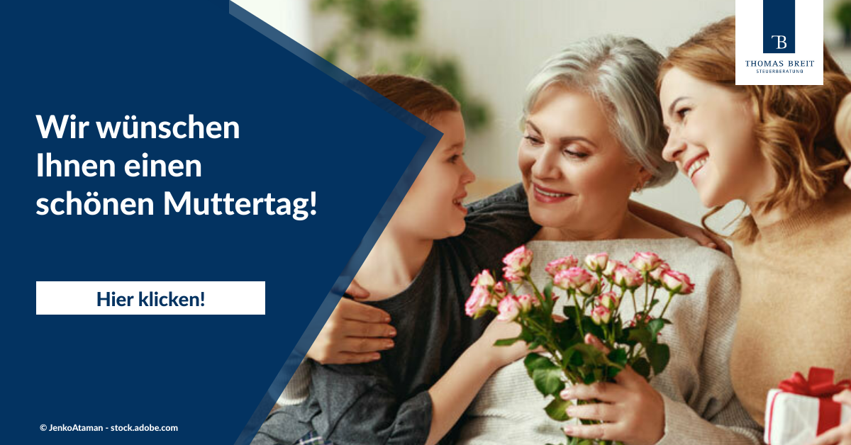 Wir wünschen Ihnen einen schönen Muttertag!