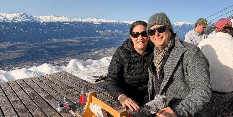 Symbolbild-Perspektivenwechsel über Innsbruck